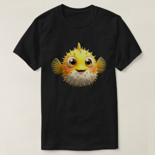 Camiseta Cute Blowfish Fácil Halloween Pez Globo