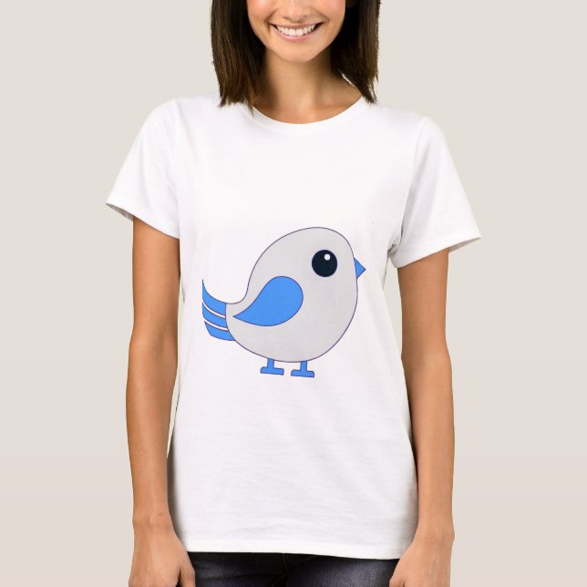 Camiseta Cute Blue Bird (Anverso)
