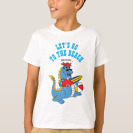 Camiseta Cute Blue Dragon para el cumpleaños o cua