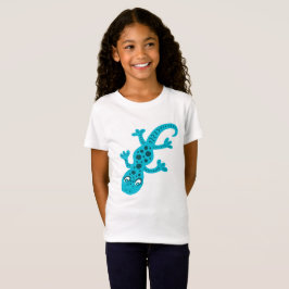 Camiseta Cute Blue Lizard Gecko Kids