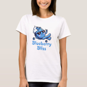 Camiseta Cute Blueberries: Arte de frutas divertidas