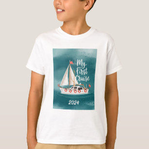 Camiseta Cute Boat - Mi primer crucero - Personalizado