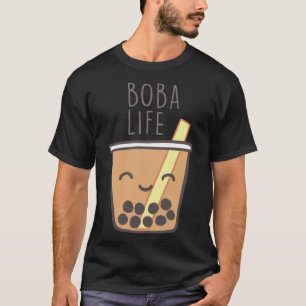 Camiseta Cute Boba Pearl Tapioca Leche Tea Life