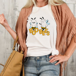 Camiseta Cute Boo Bees Funny Halloween