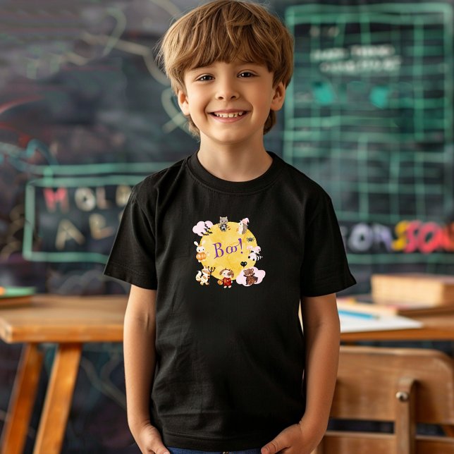 Camiseta Cute Boo Halloween Boy Costume Fiesta (Subido por el creador)