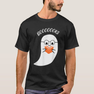Camiseta Cute Booooks Ghost Leer más libros Gracioso Profes