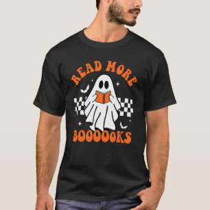 Camiseta Cute Booooks Ghost Leer más libros Gracioso Profes