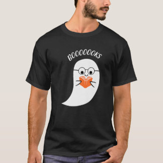 Camiseta Cute Booooks Ghost Leer más libros Gracioso Profes