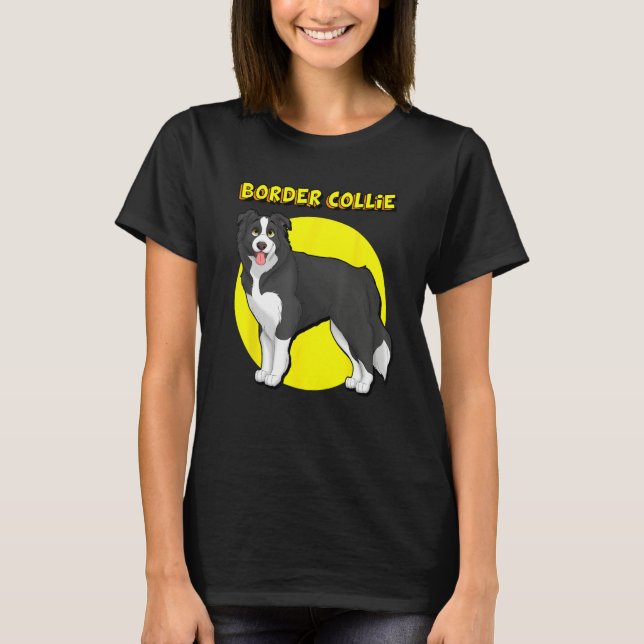Camiseta Cute Border Collie (Anverso)