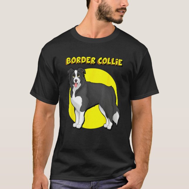 Camiseta Cute Border Collie (Anverso)