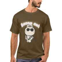 Camiseta Cute Bossy Cat T-Shirt - Gracioso Tee Grá