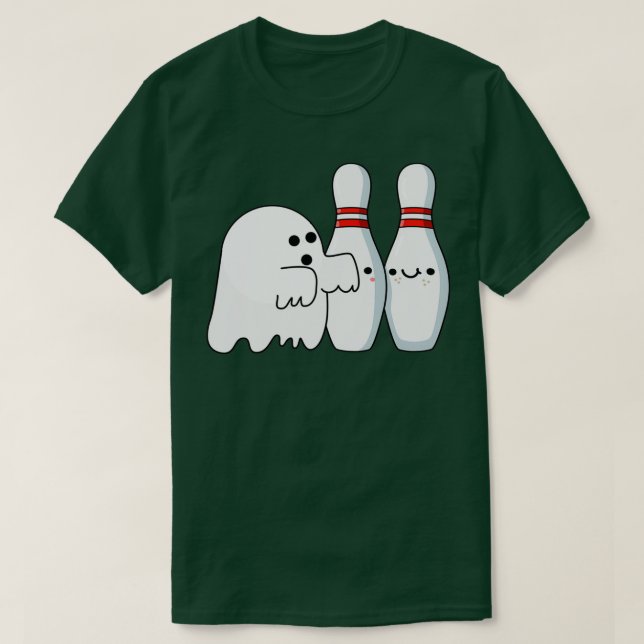 Camiseta Cute Bowl Ball Ghost T (Diseño del anverso)
