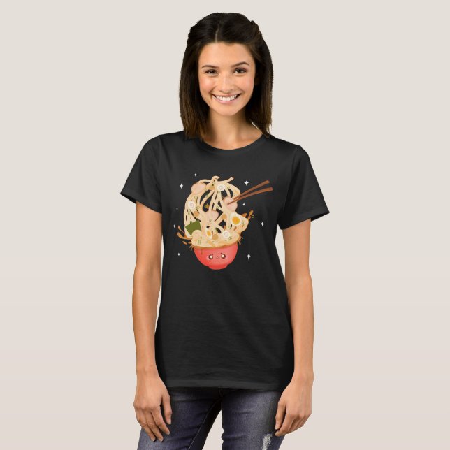 Camiseta Cute Bowl De Ramen (Anverso completo)