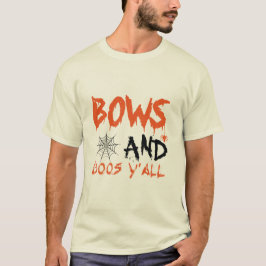 Camiseta Cute Bows Boos Y'all Halloween