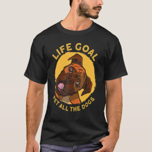 Camiseta Cute Boxer Dog Accessories Life Goal Mascota Todo