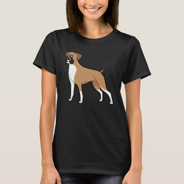Camiseta Cute Boxer Dog  Dog (Anverso)