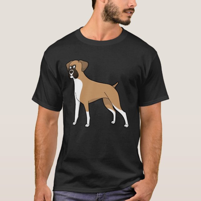 Camiseta Cute Boxer Dog  Dog (Anverso)