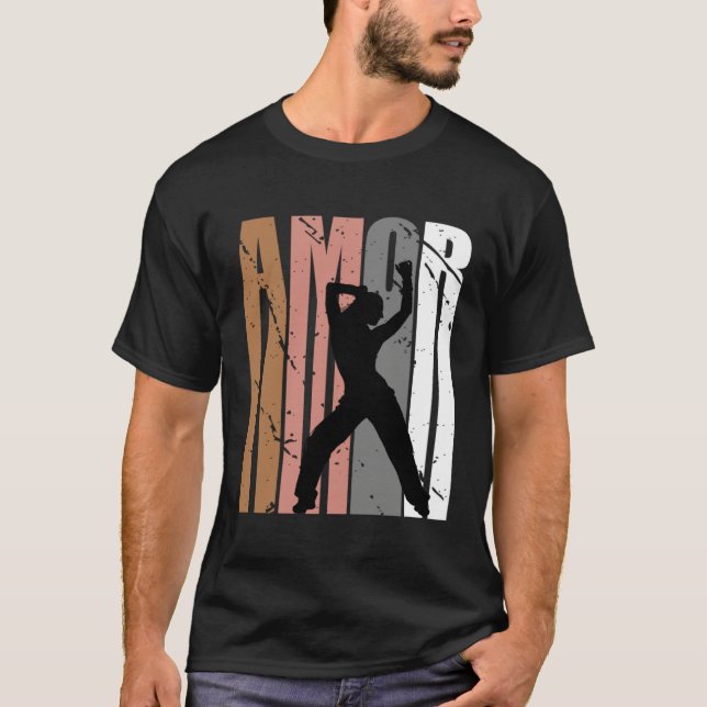 Camiseta Cute Brown Amor Dance Motivational Girls Teen Teen (Anverso)