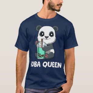 Camiseta Cute Bubble Tea Panda Boba Queen 765