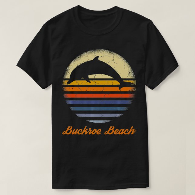 Camiseta Cute Buckroe Beach Virginia Dolphin Lover (Diseño del anverso)