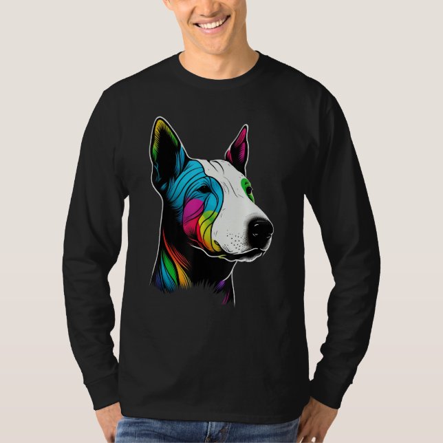 Camiseta Cute Bull Terrier Dog on Bull Terrier  3 (Anverso)