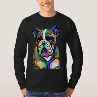 Camiseta Cute Bulldog Watercolour for bulldog lovers, Men W