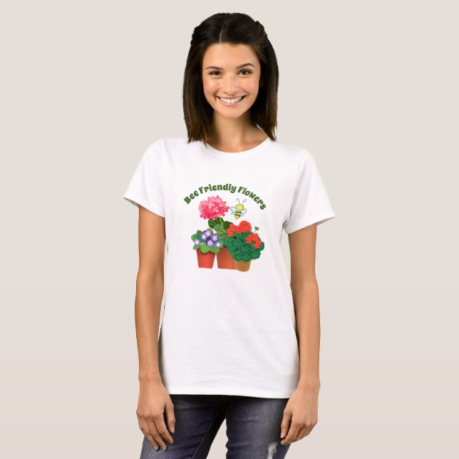 Camiseta Cute Bumblebee Botanica Cuw (Anverso completo)