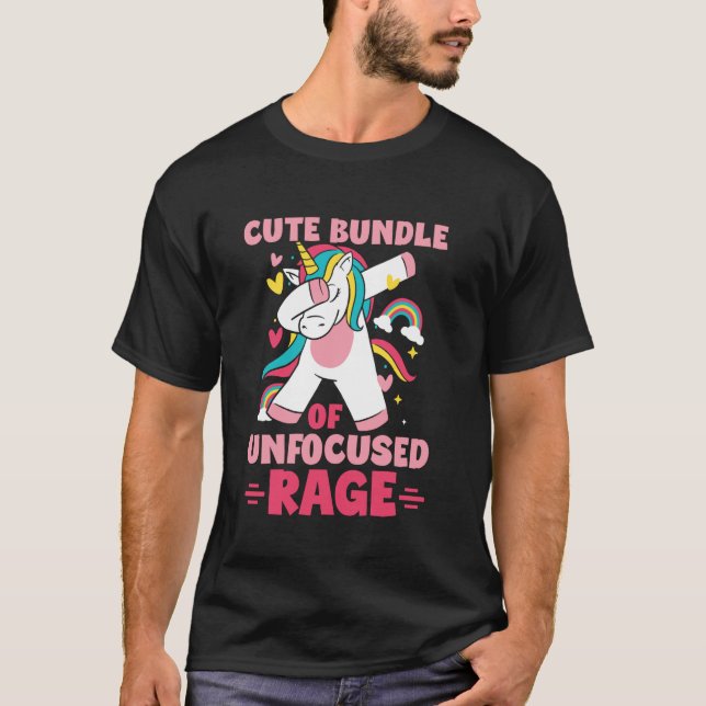 Camiseta Cute Bundle de Ira Desenfocada Goth Místico Gótico (Anverso)