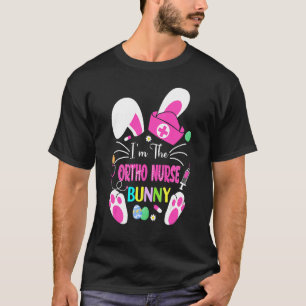 Camiseta Cute Bunnies Pascua, soy la enfermera ortho, puede