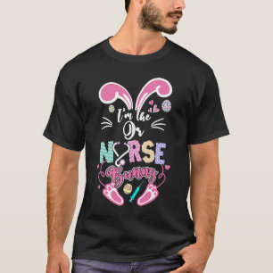 Camiseta Cute Bunnies Pascua Soy La O La Enfermera Vida RN 