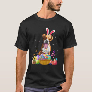 Camiseta Cute Bunny Boxer Dog