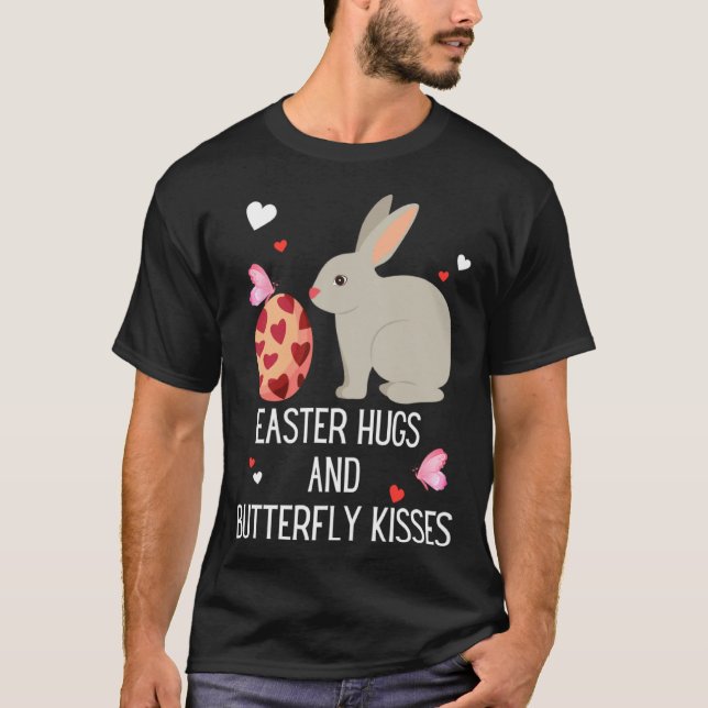 Camiseta Cute Bunny Ears Happy Easter Rabbit Quote Saying W (Anverso)