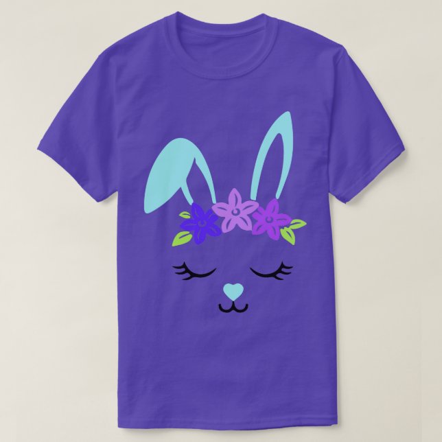 Camiseta Cute Bunny Face (Diseño del anverso)