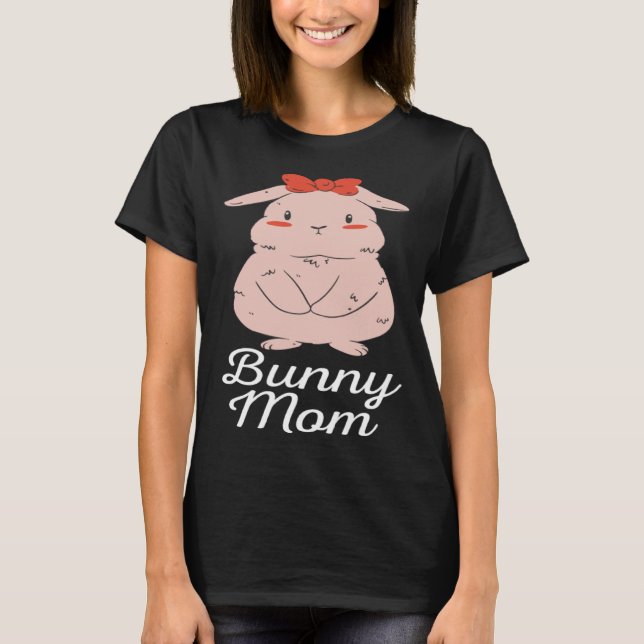 Camiseta Cute Bunny Mom (Anverso)