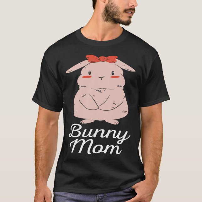 Camiseta Cute Bunny Mom (Anverso)