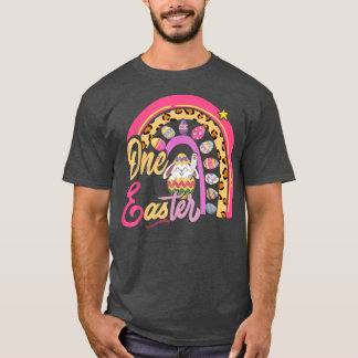 Camiseta Cute Bunny Rabbit Leopard Rainbow Girl Happy Easte