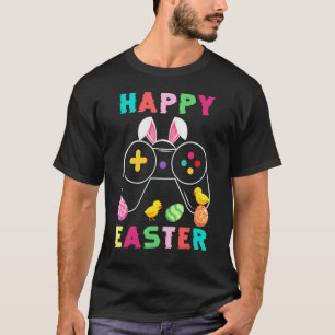 Camiseta Cute Bunny Video Game Controller Gamer Happy Easte