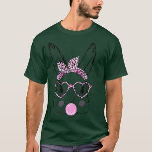 Camiseta Cute Bunny Wear Bandana Glasses Bubblegum Ea