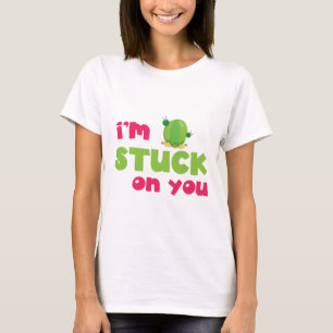Camiseta Cute Cactus, me he quedado en ti.