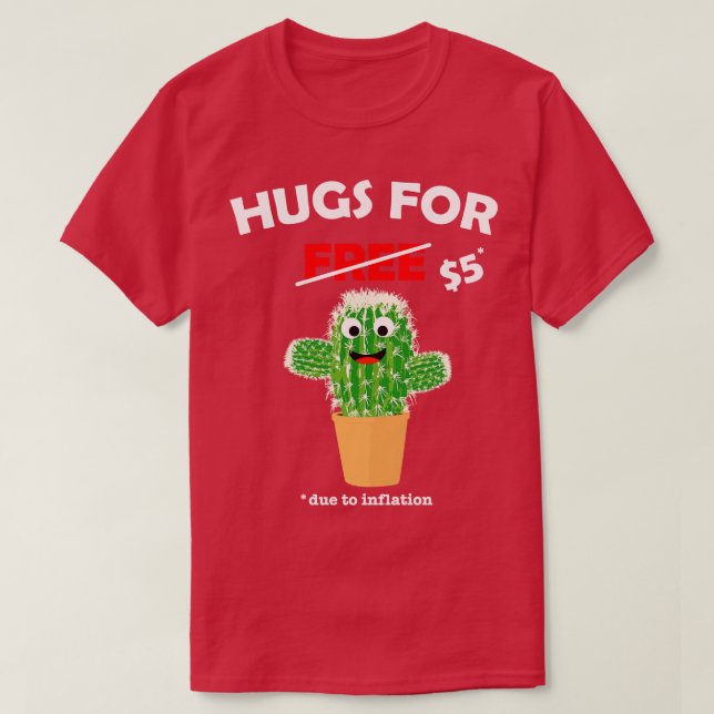Camiseta Cute cactus valentine disfraces Abrazos gratis deb (Diseño del anverso)
