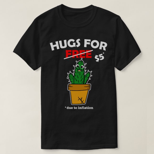 Camiseta Cute cactus valentine disfraces Abrazos gratis deb (Diseño del anverso)