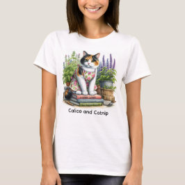 Camiseta Cute Calico y Catnip Cat Lover