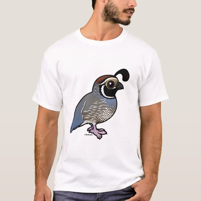Camiseta Cute California Quail (Anverso)