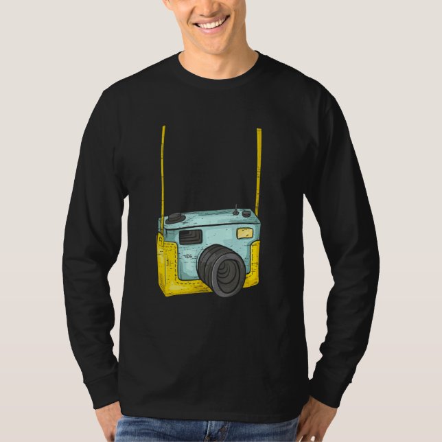 Camiseta Cute Camera Camera Lover Photojournalist (Anverso)
