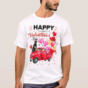 Camiseta Cute Camión Rojo Cañón Corso El día de San Valentí