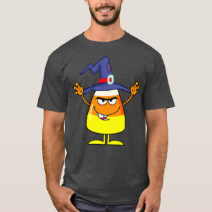 Camiseta Cute Candy Corn Witch Hat Halloween Costume adult1