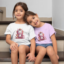 Cute Caprichosa Princesa Cebra Cartoon Reina