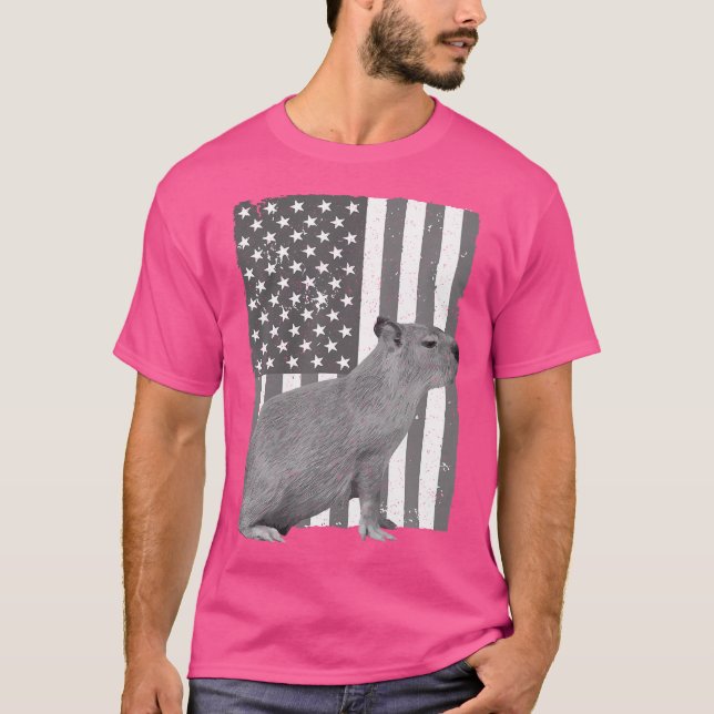 Camiseta Cute Capybara Cavy Rodent Capybara (Anverso)