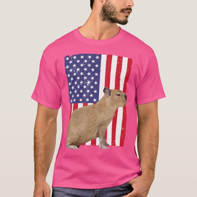 Camiseta Cute Capybara Cavy Rodent Capybara (Anverso)