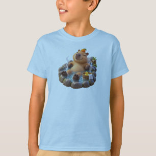 Camiseta Cute Capybara Fuente Termal – Capybara Relajante